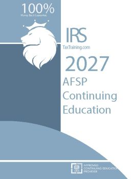 2026 IRS 6 Hour AFTR Continuing Education